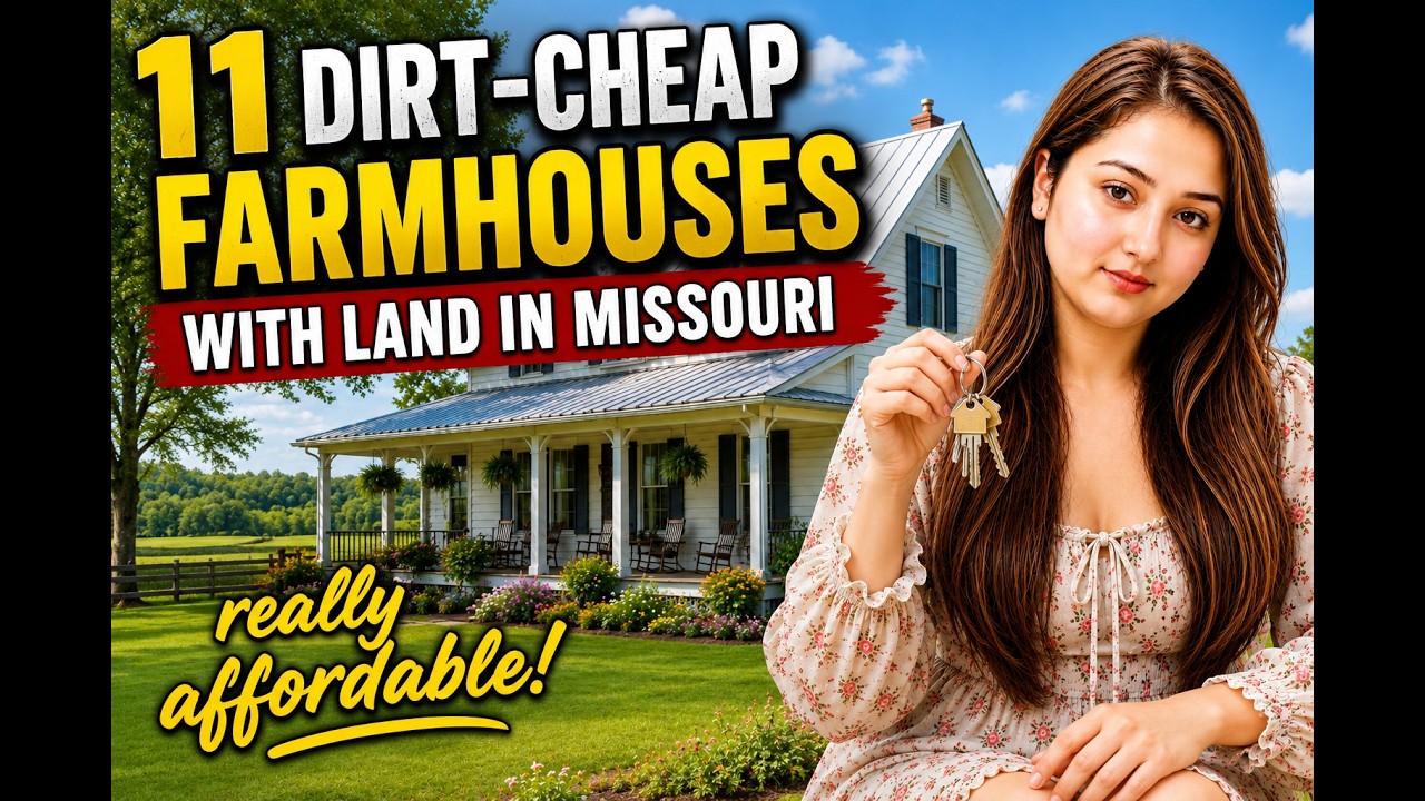 11 Dirt-Cheap Farmhouses with Land in Missouri Affordable