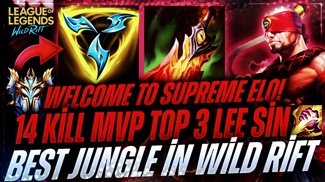 WILD RIFT: WELCOME TO SOVEREIGN!!! TOP 1 JUNGLER SOLO CARRIES LEE SIN