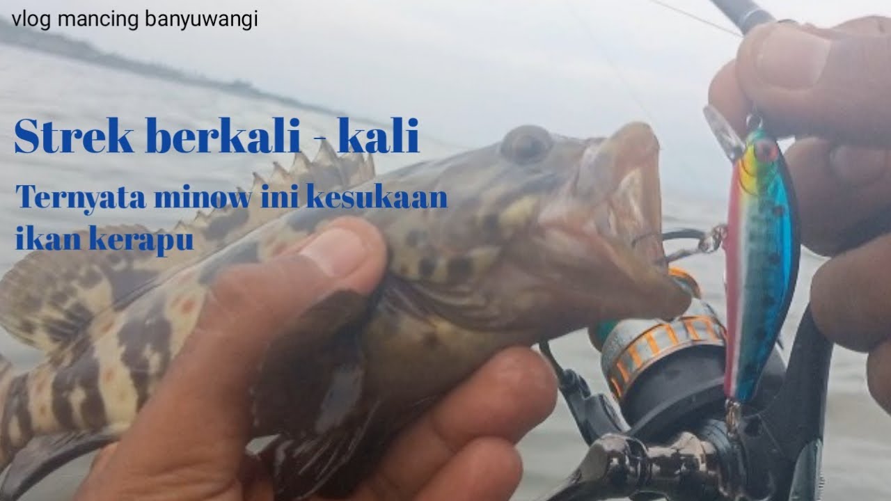 Casting di pinggir pantai Gumuk kantong || vlog mancing banyuwangi