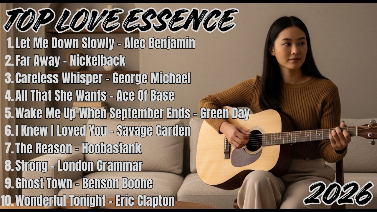 Acoustic Songs That Feel Like a Hug 🫶🎶Covers. Eric Clapton, The Cranberries, Madonna, Benson Boone
