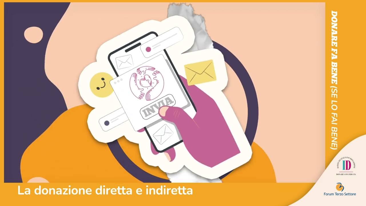 Campagna Donare Fa Bene (Se Lo Fai Bene): La donazione diretta e indiretta