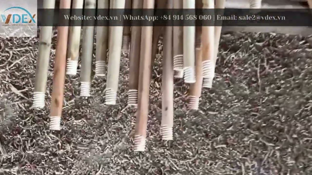 Threading wooden sticks | Italian thread | Short production time