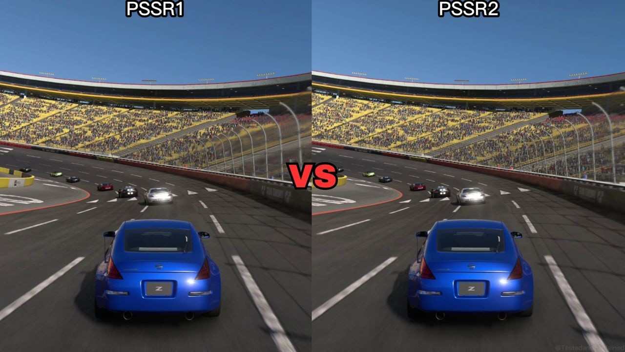 Gran Turismo 7: PSSR1 vs PSSR2 on PS5 Pro