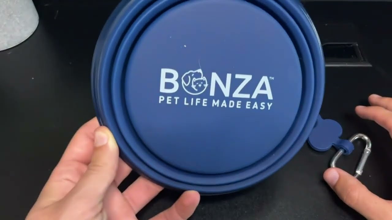 Bonza Large Collapsible Dog Bowl 1000 mL, Sturdy Reinforced Rim Review