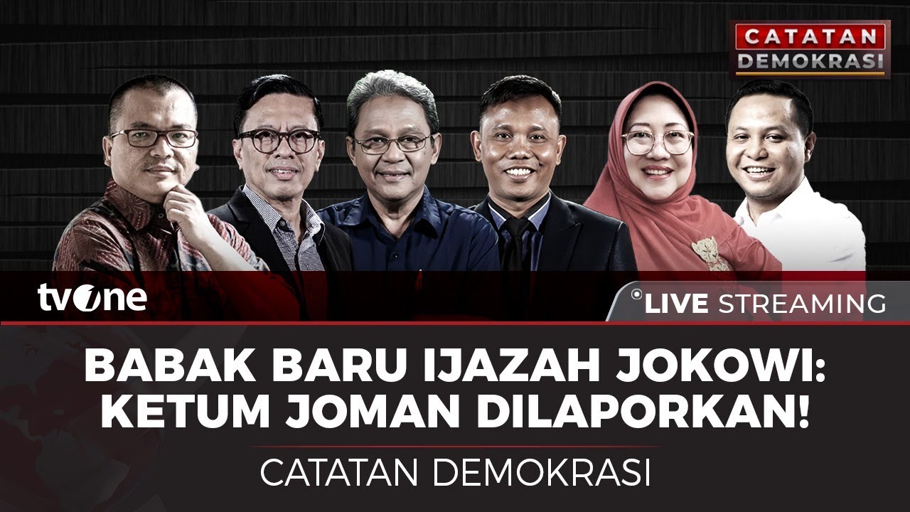 [LIVE] Babak Baru Ijazah Jokowi: Ketum Joman Dilaporkan! | Catatan Demokrasi tvOne