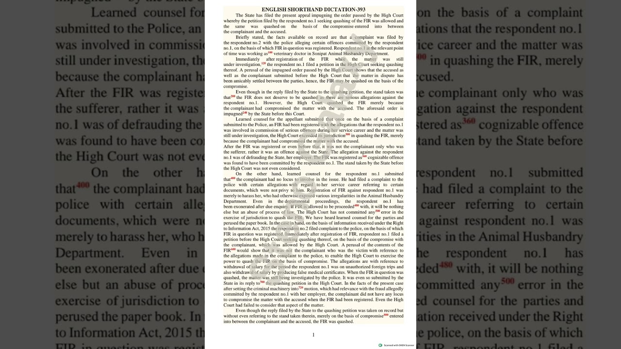 English Legal 120 WPM Dictation || #highcourtdictation  @StenoGalaxy ​