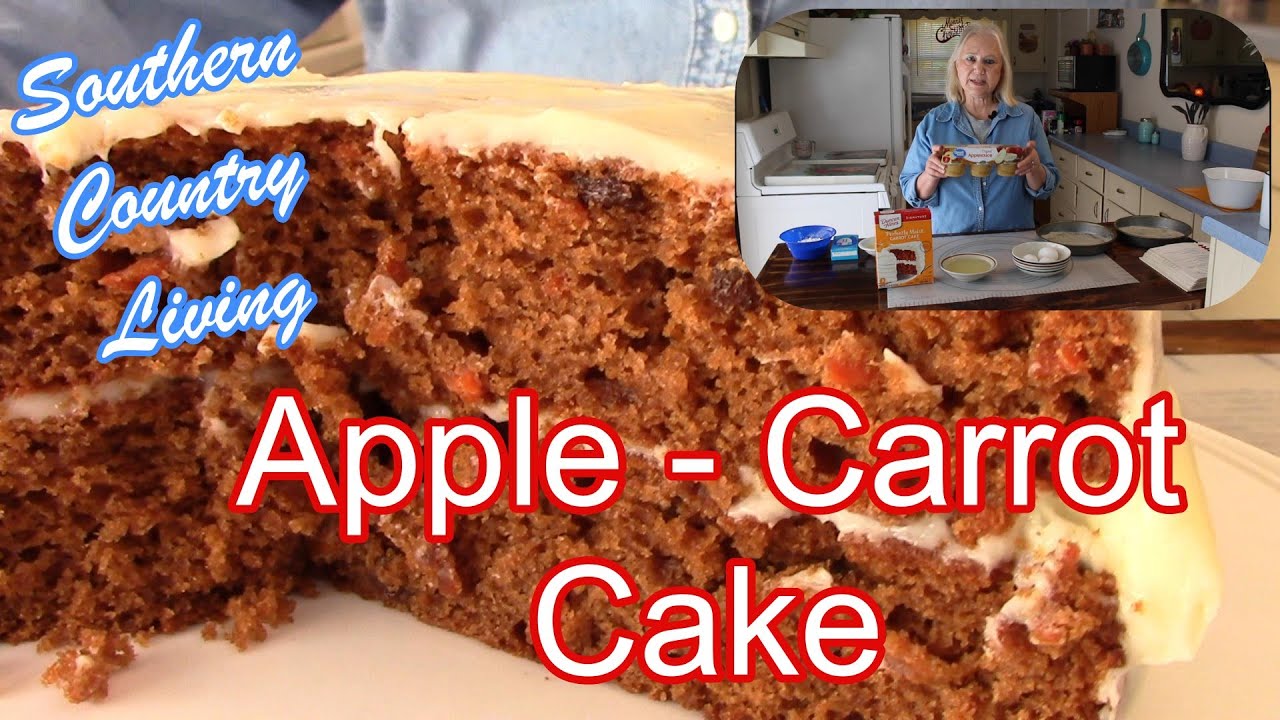 Apple Carrot Cake  --  Holiday Food Series  --  Fast and Easy Recipe