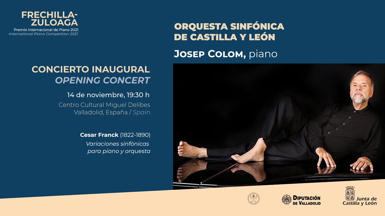 Franck: Variaciones Sinfónicas. Josep Colom, piano. Gabriel Bebeselea, director. OSCyL.