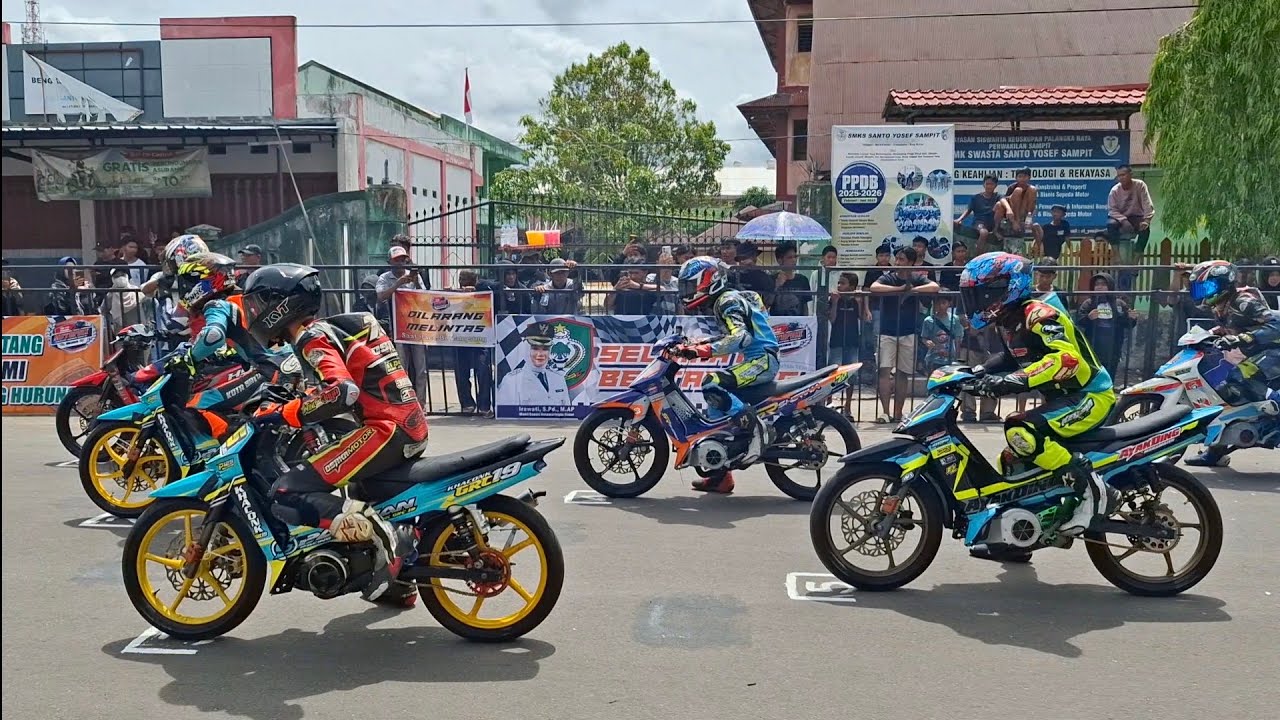 FINAL‼️BEBEK 2T 116cc std OPEN.MOTOPRIX KOTIM OPEN RACE 2025.sirkuit non permanen taman kota sampit.