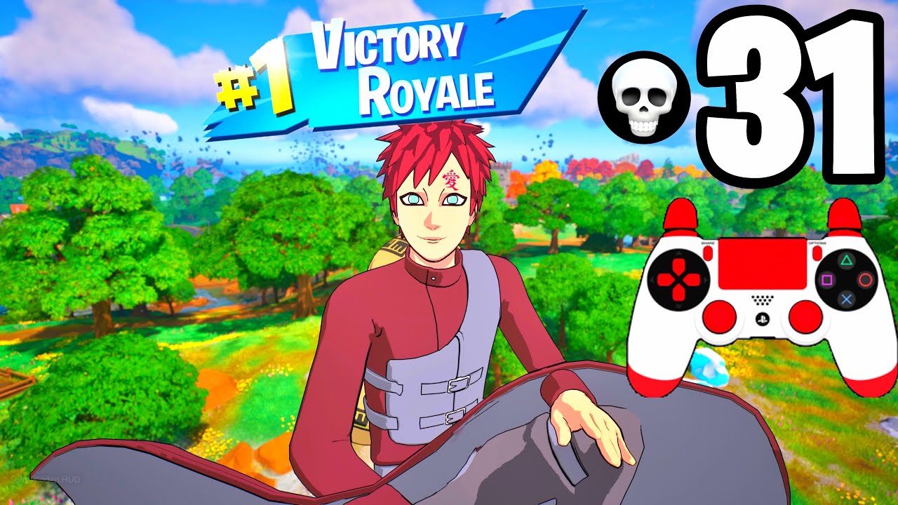 31 Elimination Solo Squads Gaara Skin Gameplay 