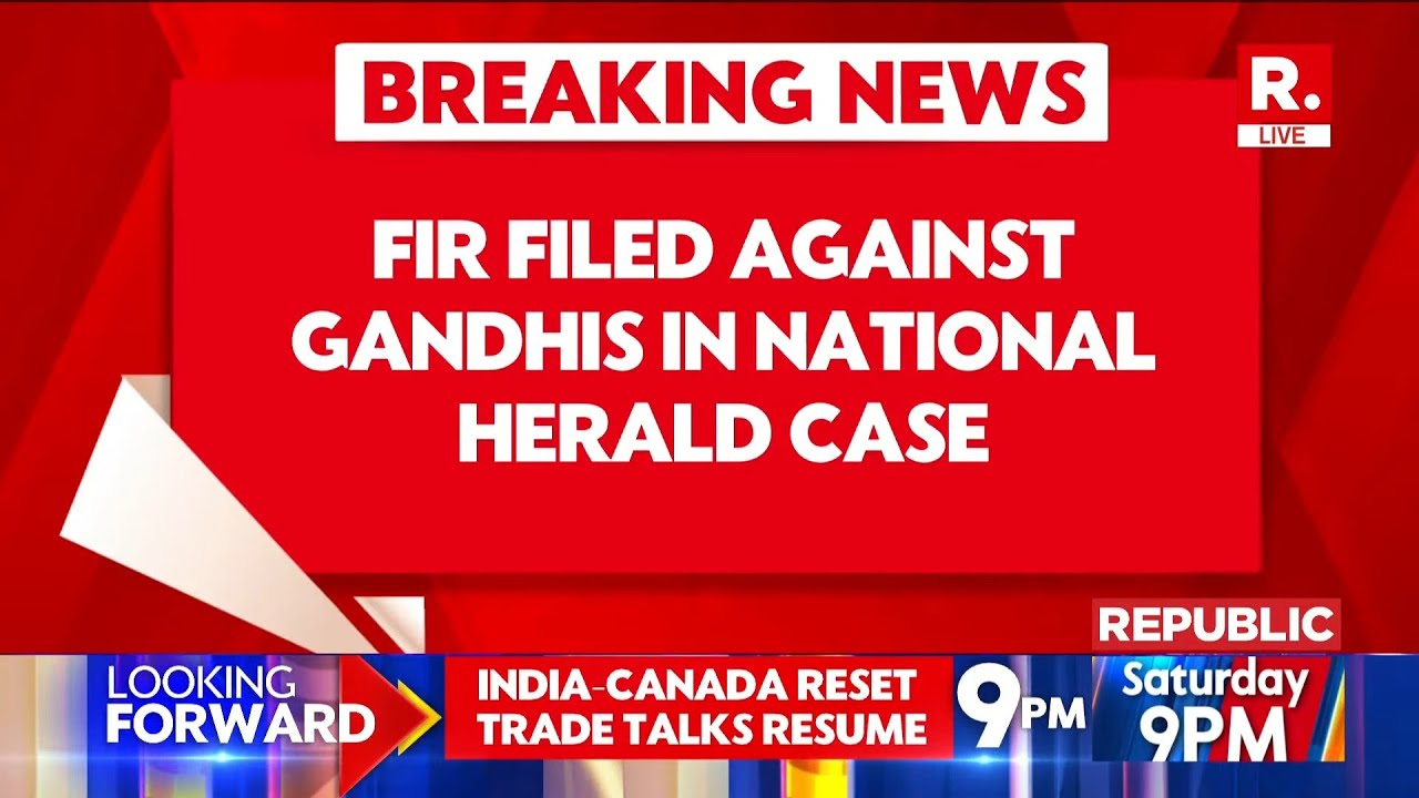 FIR Filed Against Gandhis In National Herald Case | BJP Slams Rahul & Sonia Gandhi | Republic LIVE