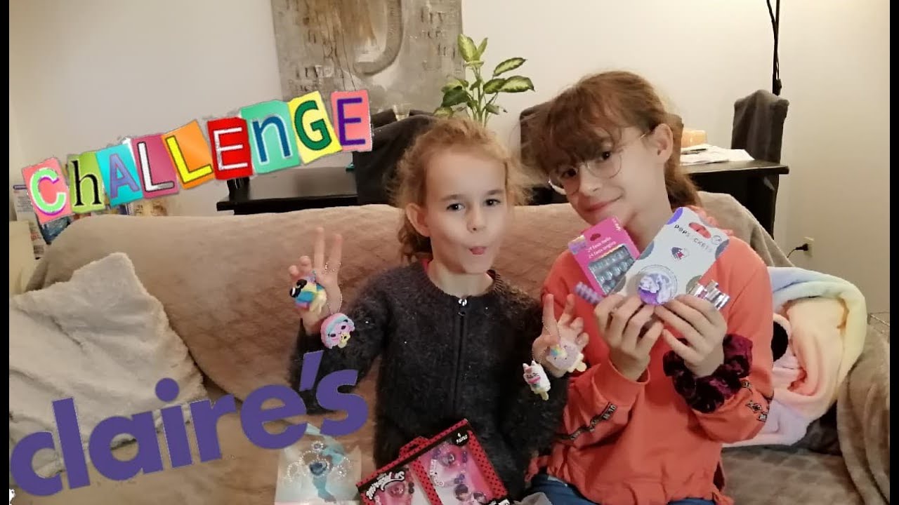 20 euros challenge chez CLAIRE'S