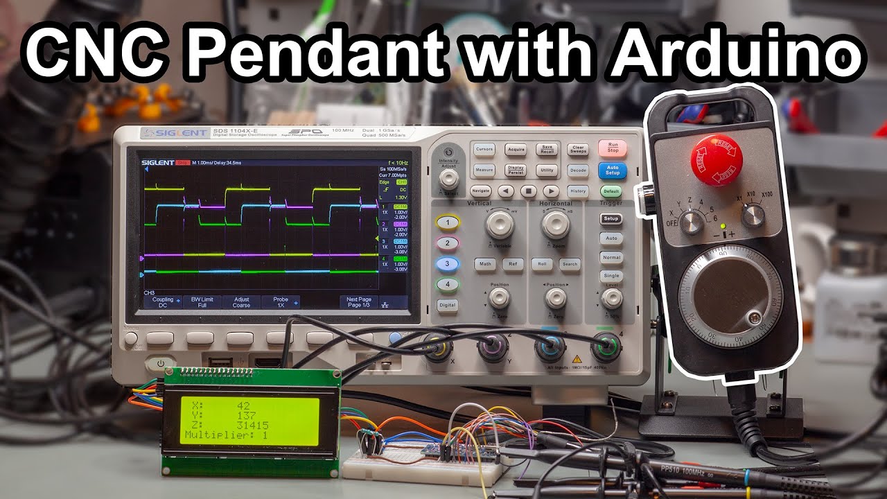 CNC Pendant with Arduino Nano and LCD Display