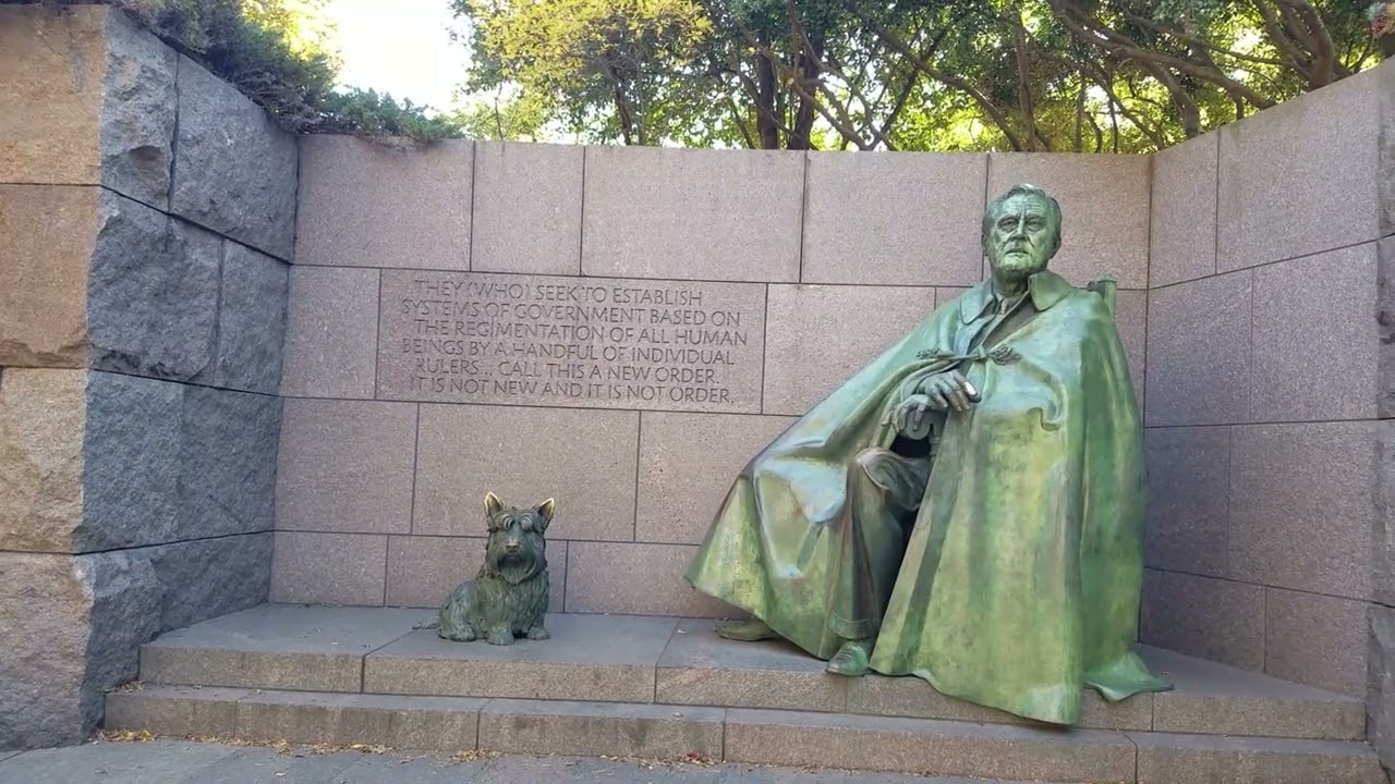 Walking 🚶 Tours // Franklin Delano Roosevelt Memorial & Thomas Jefferson Memorial // Oct-2022. P#3.