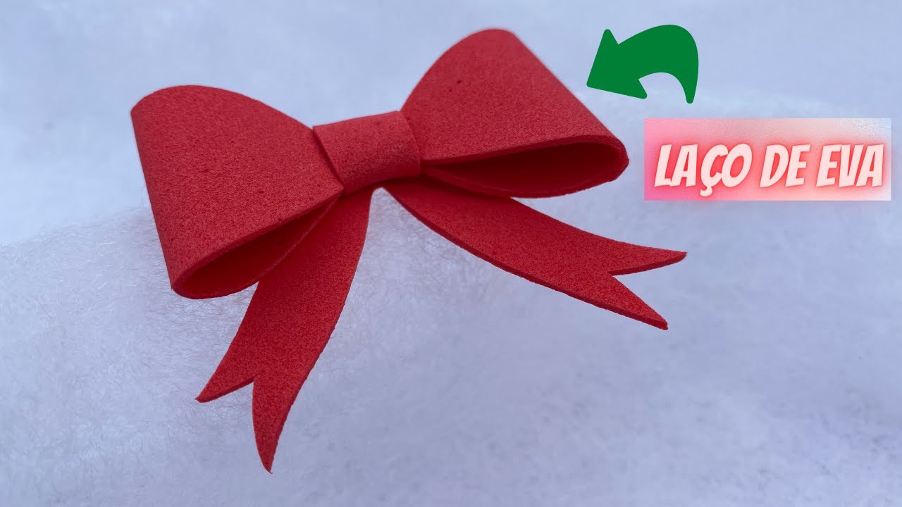 LAÇOS DE EVA 🎀#laços #luxo #artesanato #geruzaartes