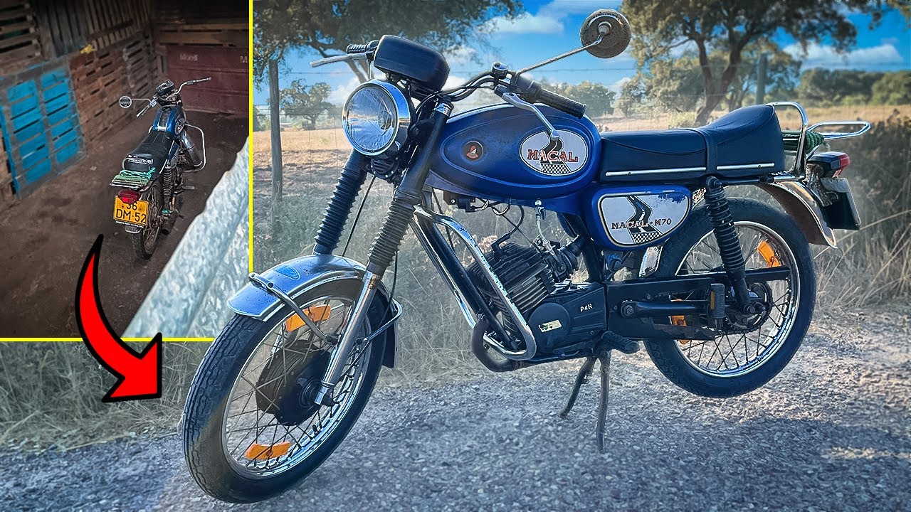 RECUPEREI UMA MOTORIZADA ABANDONADA ! *MACAL M70*