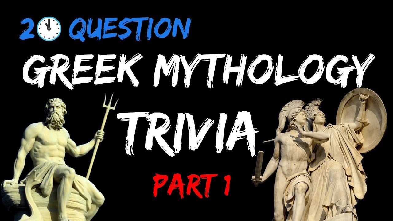 Greek Mythology Trivia Quiz (part 1) | 20 Question Quiz