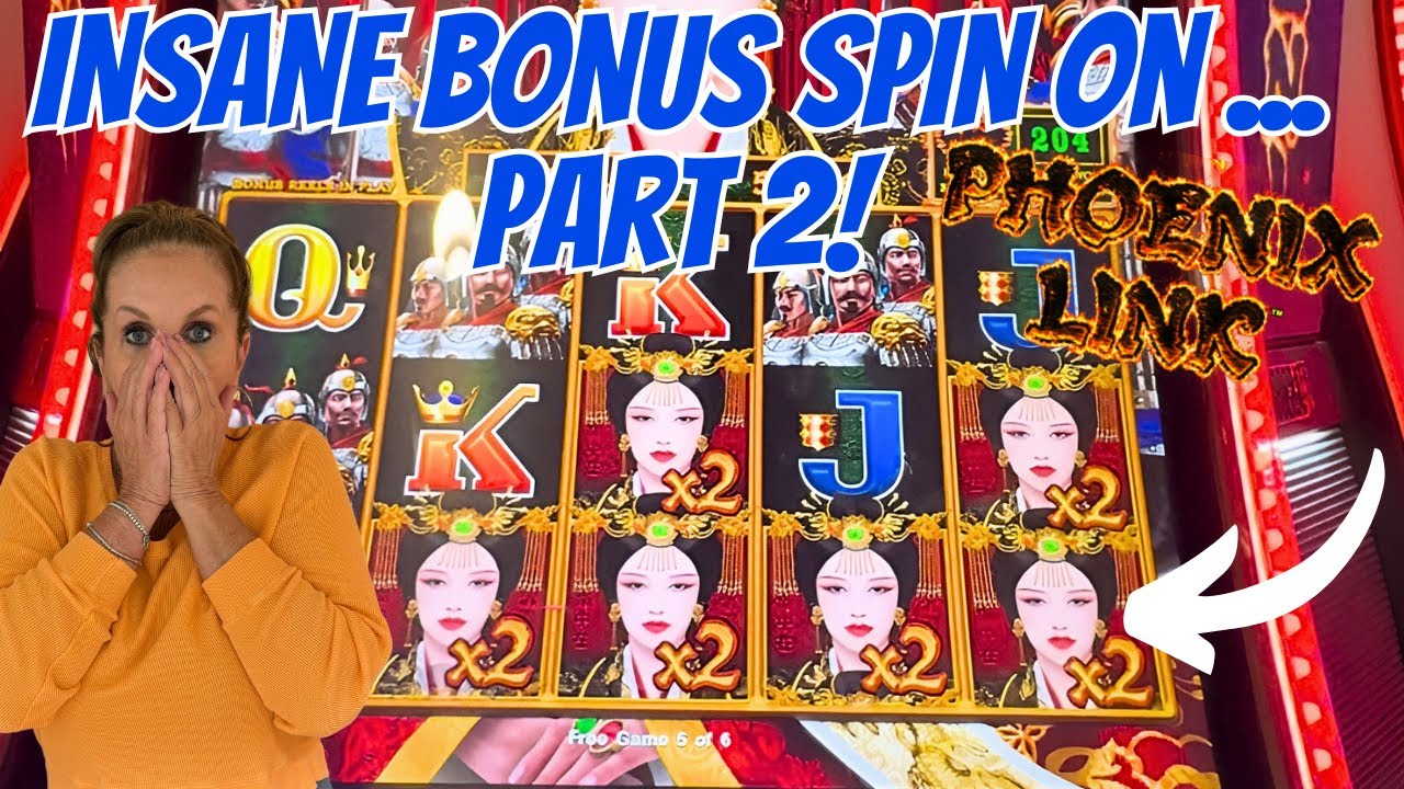 PHOENIX LINK PART 2! Endless Bonus's on Queen Chiu - Delaware Park Casino!