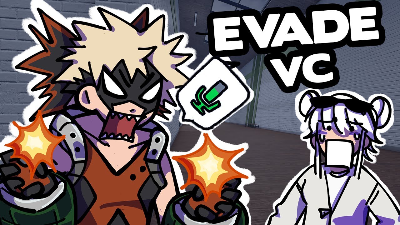 Троллинг в роли Бакуго в EVADE VC | Смешные моменты ROBLOX