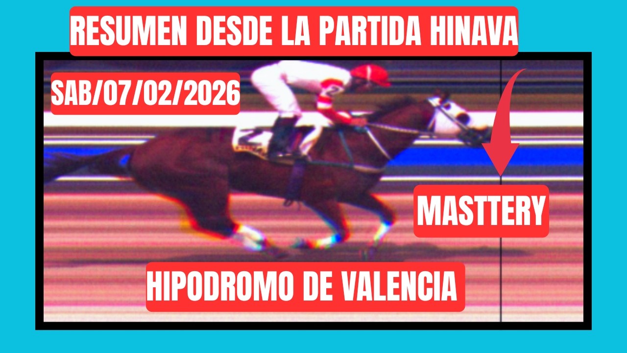 RESUMEN CARRERAS DE CABALLOS HINAVA SABADO 07 DE FEBRERO 2026