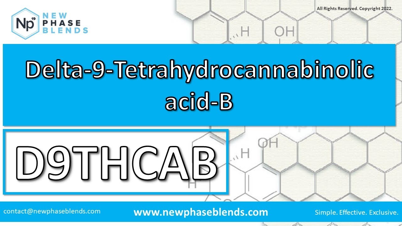 Delta-9-tetrahydrocannabinolic acid B (&Delta;9-THCB, THCA-B)