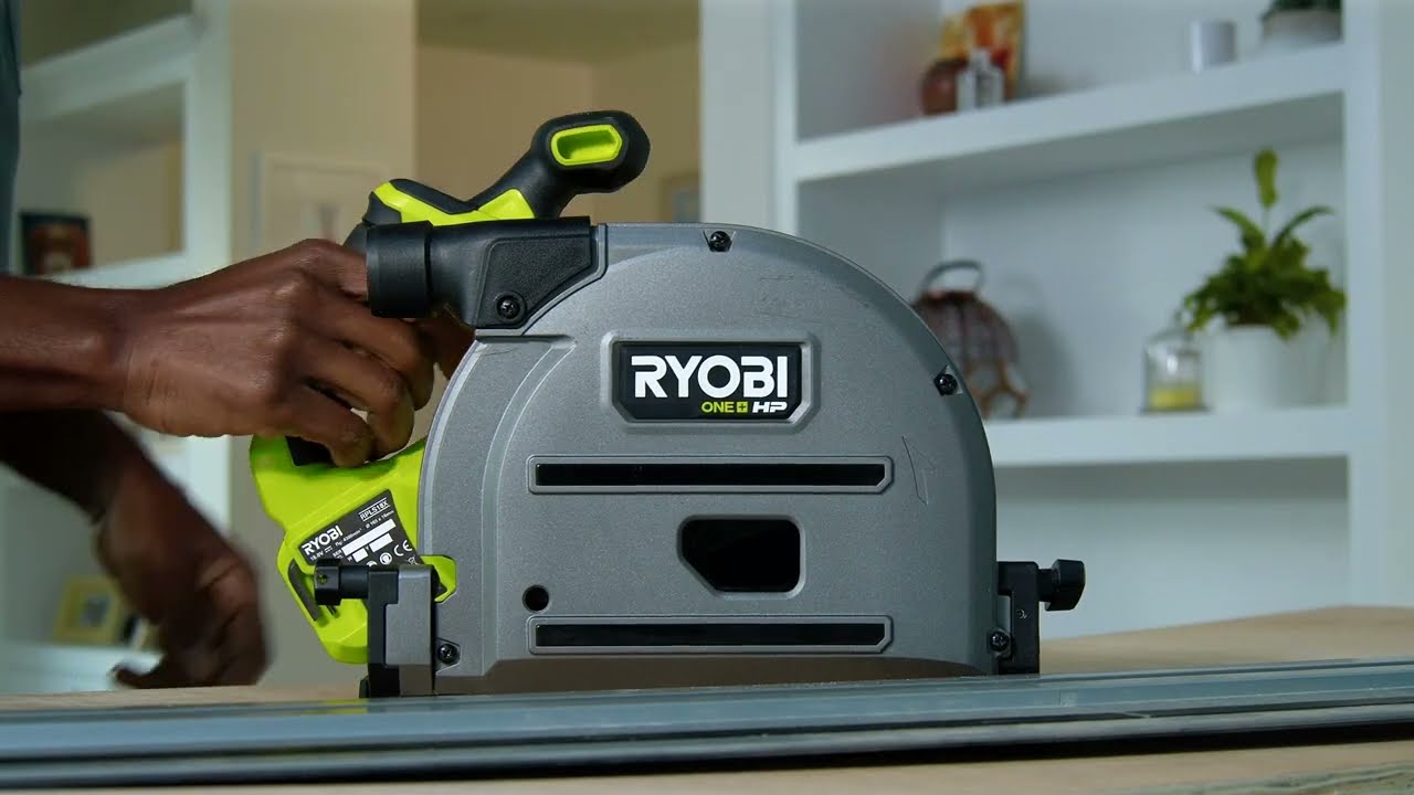 The RYOBI&reg; ONE+ HP Brushless Plunge Saw [RPLS18X]