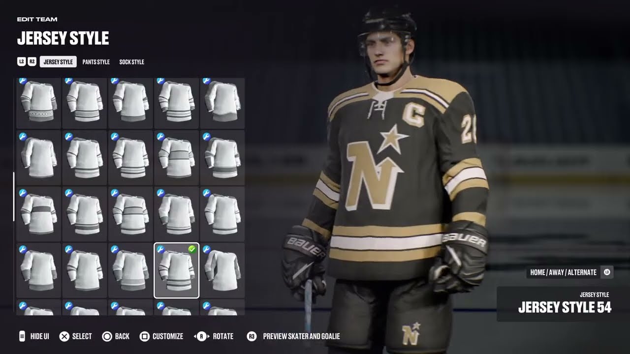 NHL 26 Create-A-Team: Thunder Bay North Stars