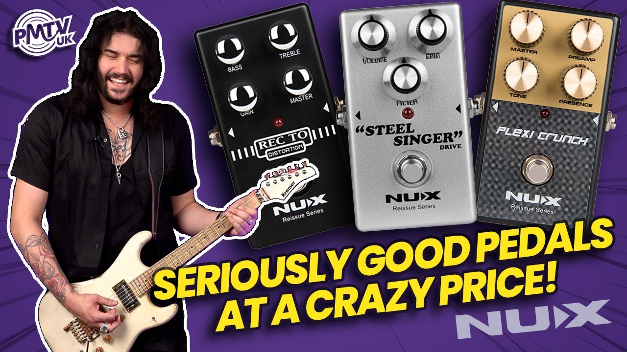 NUX Reissue Series Pedals - The Unbelievable Steel Singer, Plexi Crunch & RECTO Distortion Demo!