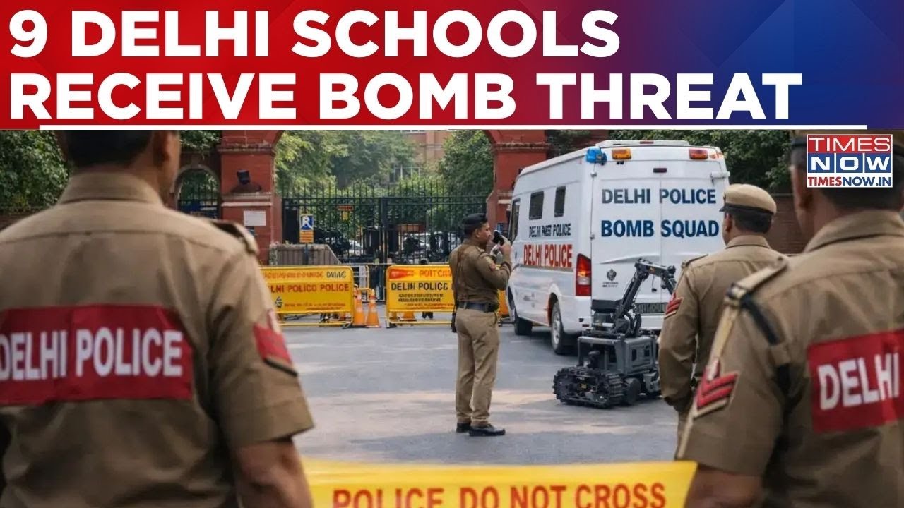 9 Delhi Schools Receive Bomb Threat Calls In Span Of 30 Minutes; Police & Fire Teams Rush To Sites