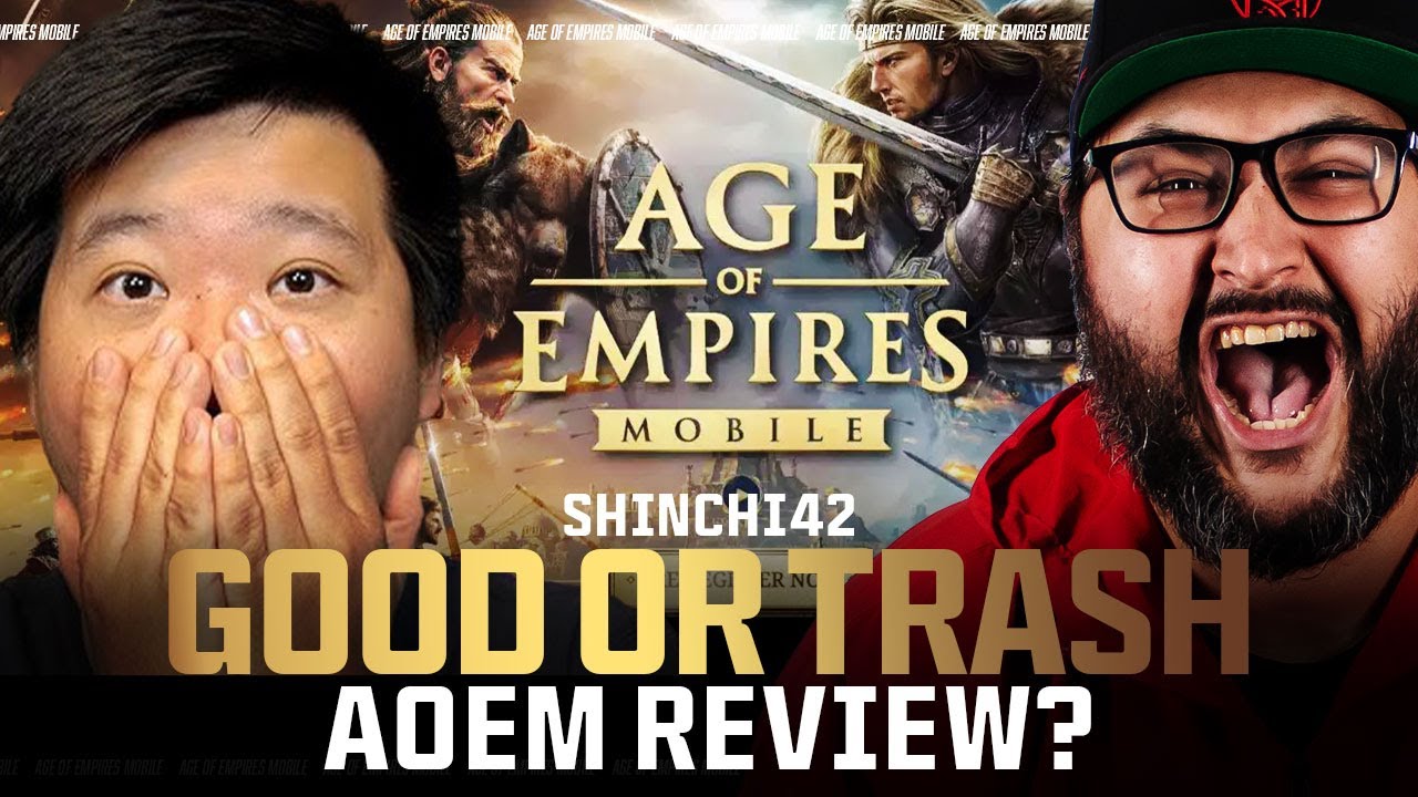 Reacting to Shinchi42 Age of Empires Mobile Review! Good or Trash?