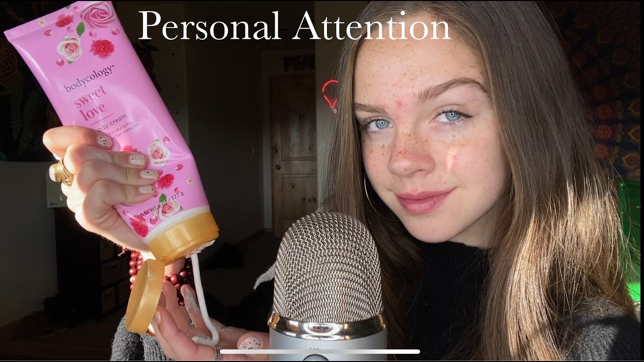 ASMR Personal Attention Triggers (Lotion, Face Mask, LipGloss)