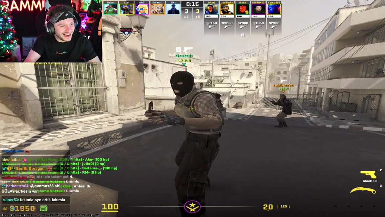 Rammus53 'Counter Strike 2' Oynuyor II Rammus Öyle Bir Fake Atıyor Ki Rakip Değil Ekip İnanıyor!!