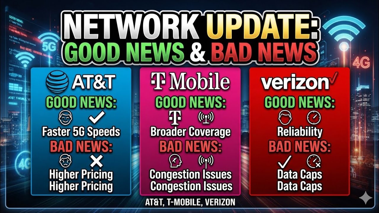 Обновление сети: AT&T, T-Mobile, Verizon &mdash; хорошие и плохие новости | C-Band N77