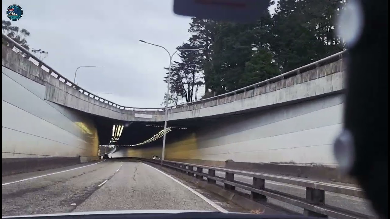 Katoomba NSW Drive Along Great Western Highway A32  Sydney