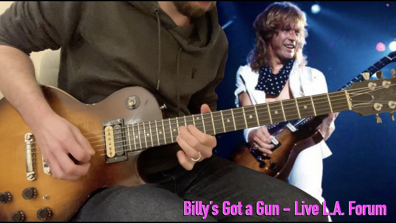 Def Leppard - Billy's Got a Gun - Live L.A. Forum '83 (Steve Clark - Guitar Cover)