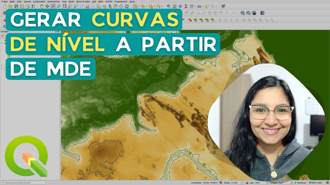 Gerar curvas de nível a partir de MDE no QGIS