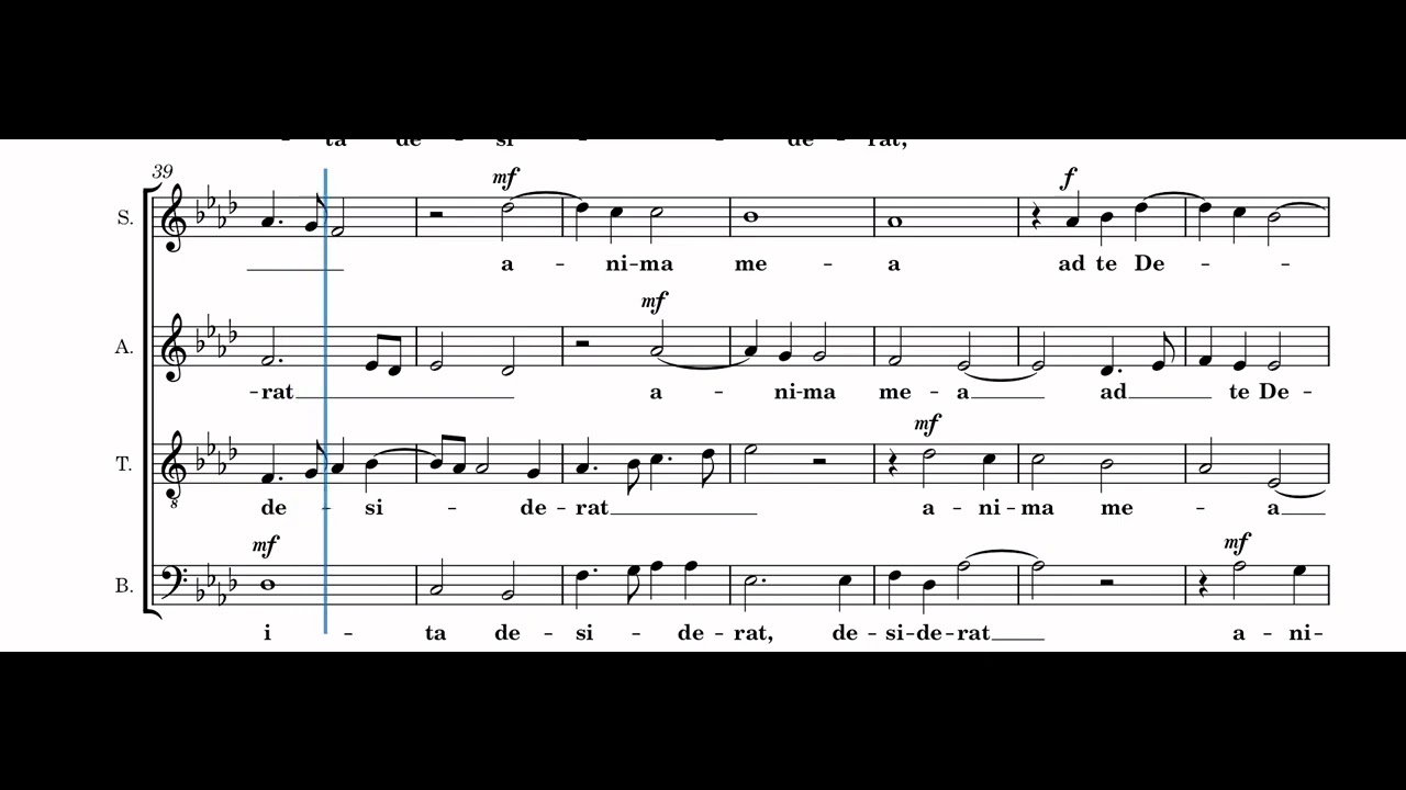 Sicut Cervus - Alto | Palestrina