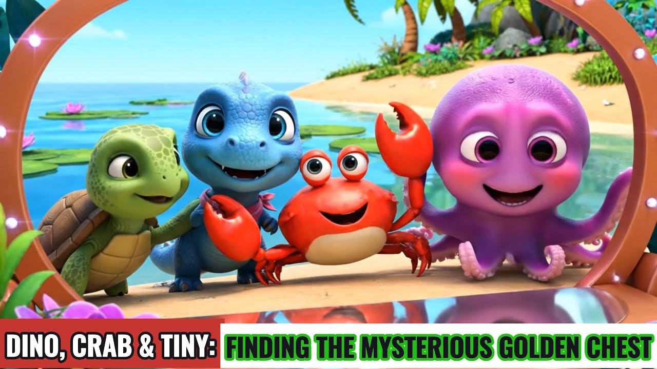 Crab, Tiny and Dino’s Underwater Adventure: Finding the Mysterious Golden Chest
