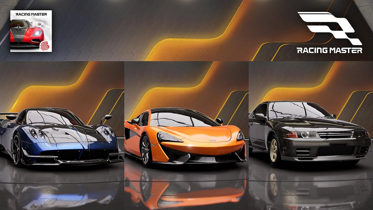 Racing Master Update | Test Drive Mobil Baru, Ecu 0 - Pagani Huayra, McLaren 570s, Nissan Skyline