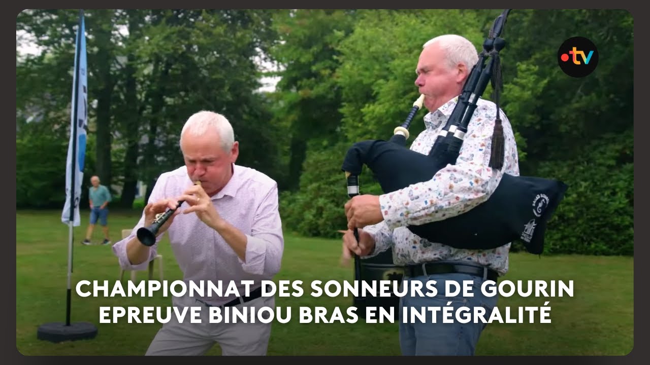 Gourin 2025 - Championnat des sonneurs de couple - épreuve biniou bras bombarde en intégralité