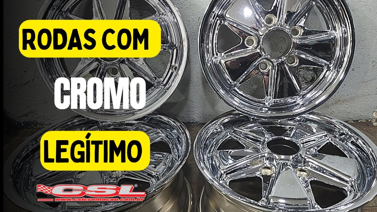 Rodas com Cromo Legitimo