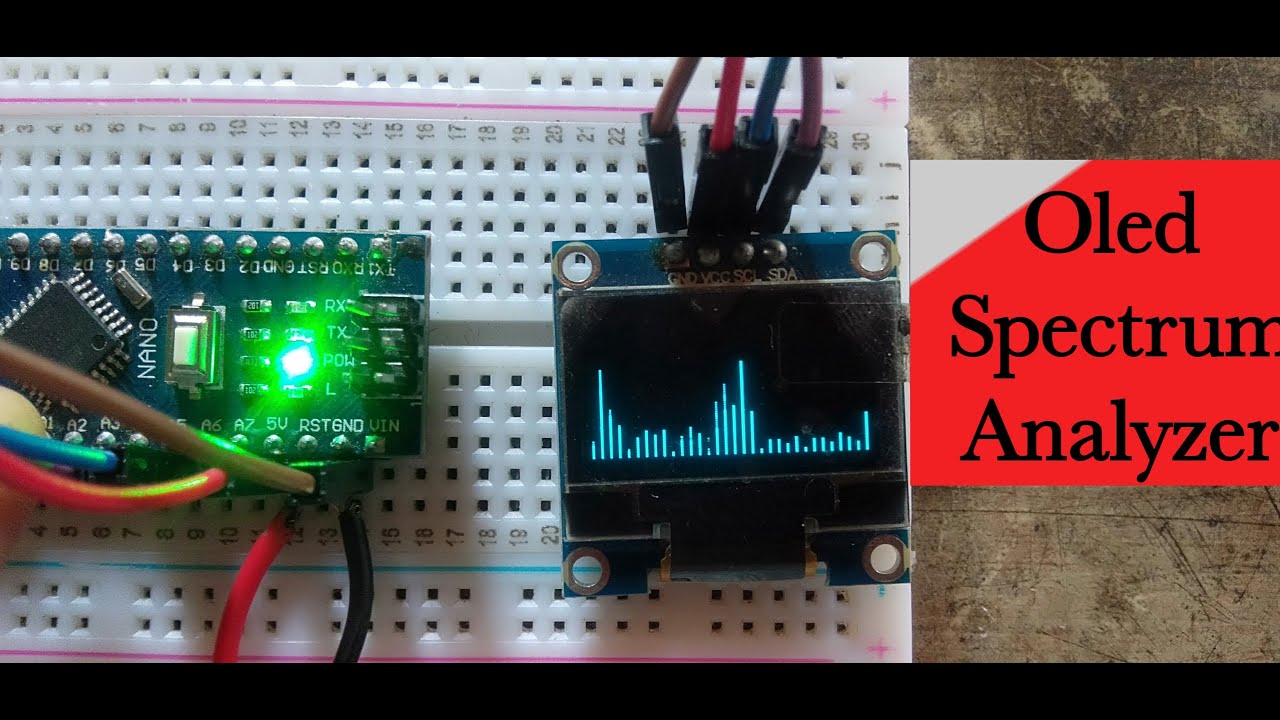 Arduino OLED Spectrum Analyzer