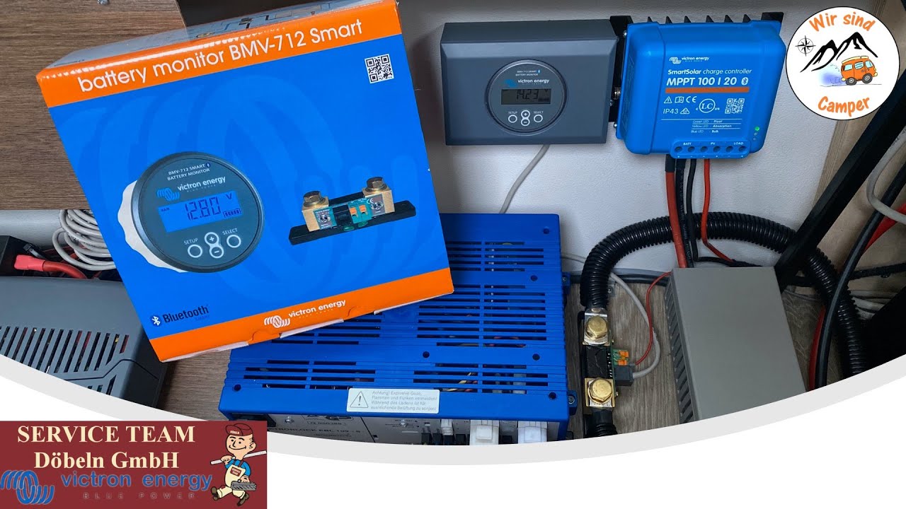 Installation und Test des BMV 712 Smart von Victron Energy