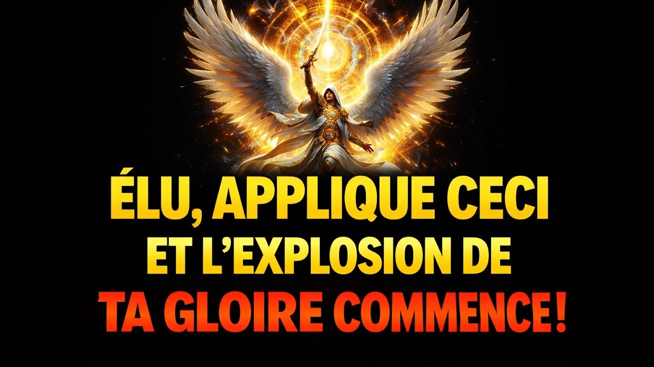 CECI DECLENCHE l'EXPLOSION DE TA GLOIRE