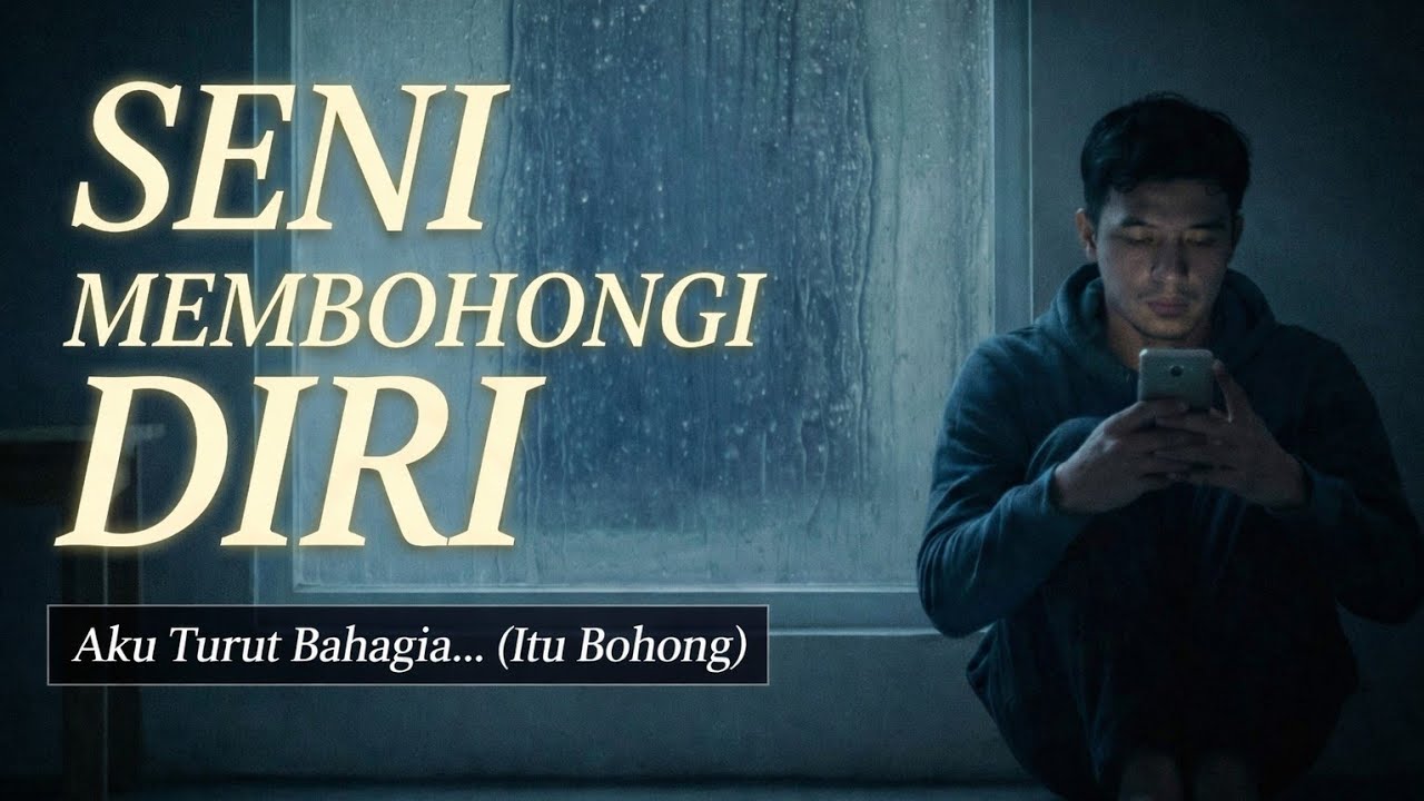 Seni Membohongi Diri - NalendraVerse (Official Lyric Visualizer)