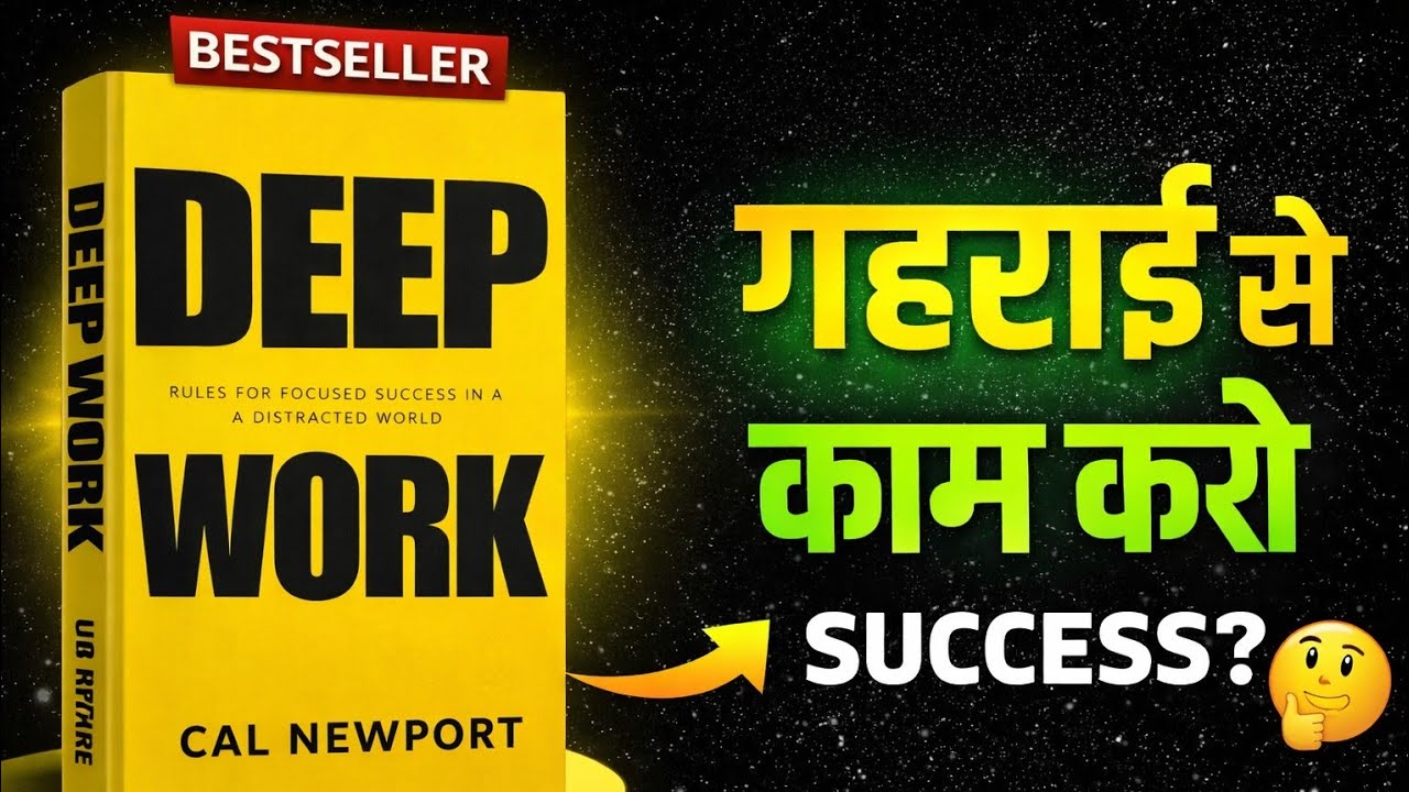 Deep Work | गहरा काम कैसे आपको 10X सफल बनाता है? | Top Book Lessons | Blueprint Edge