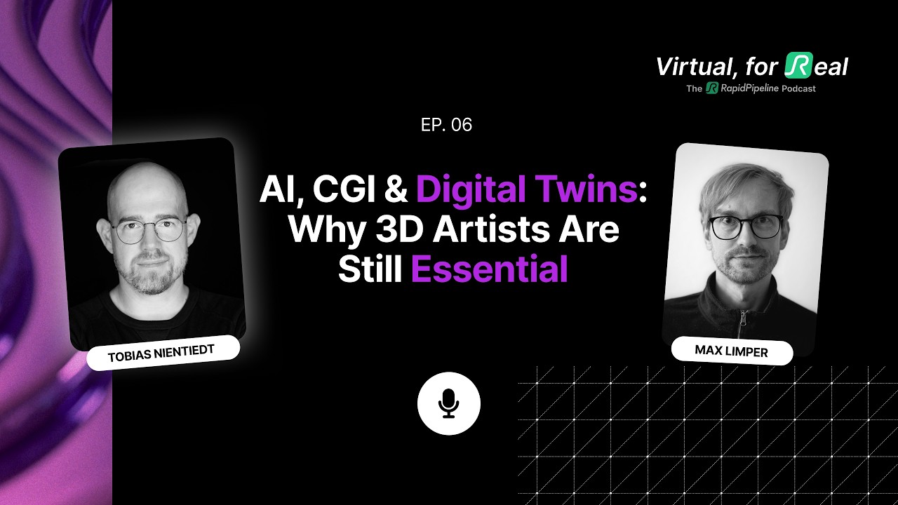 AI, Digital Twins & eCommerce 3D: Why 3D Artists Are Still Essential | Tobias Nientiedt