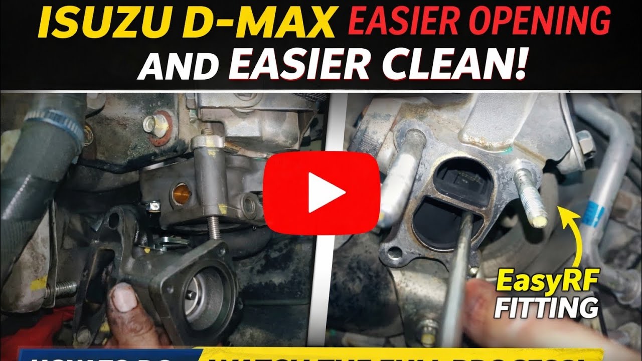 #isuzu d-max #easyrf#opening &#cleaning I #easy #fitting #full #process 🔥🔥🔧🚗