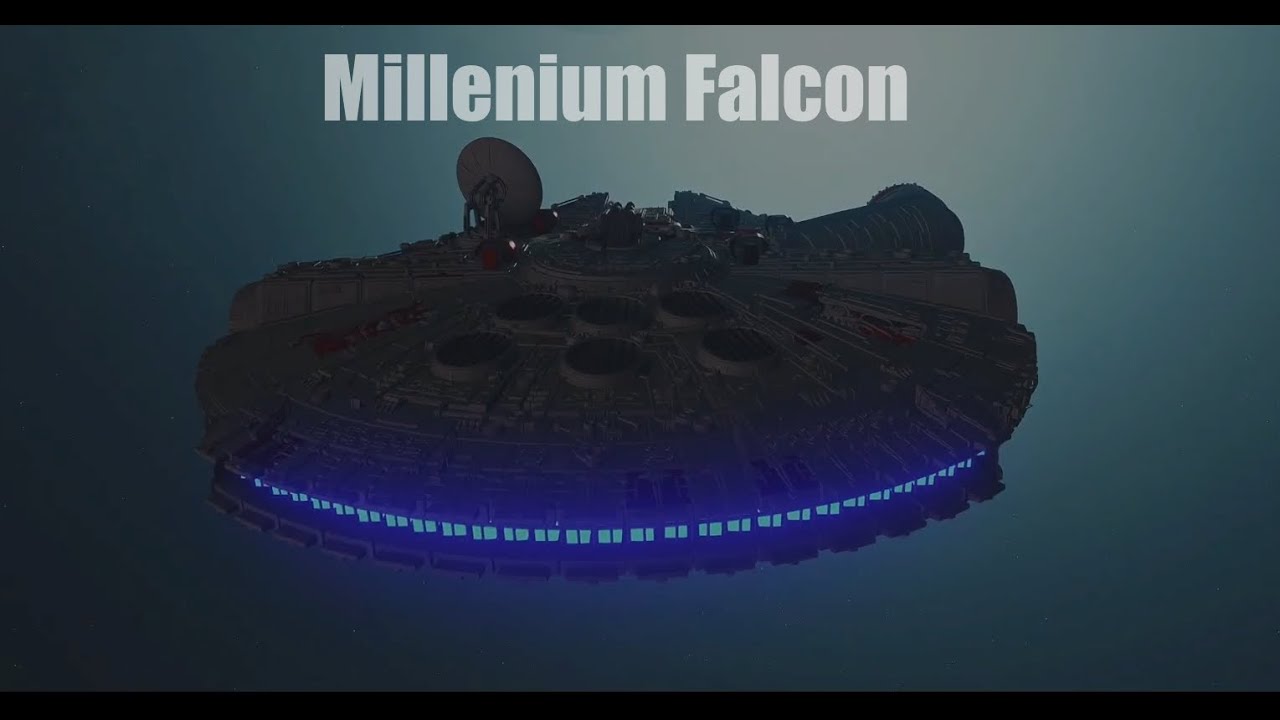 Starfield Beautiful Ships - Star Wars YT-1300 Millennium Falcon 1977