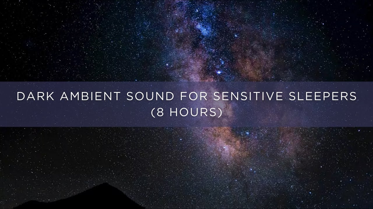 Almost Silent Sleep Music (8 Hours) | Dark Ambient Sound for Sensitive Sleepers